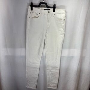 J. Crew White Merchantile Jeans‎ Women's Size 28/30 Boyfriend Summer Relaxed Fit